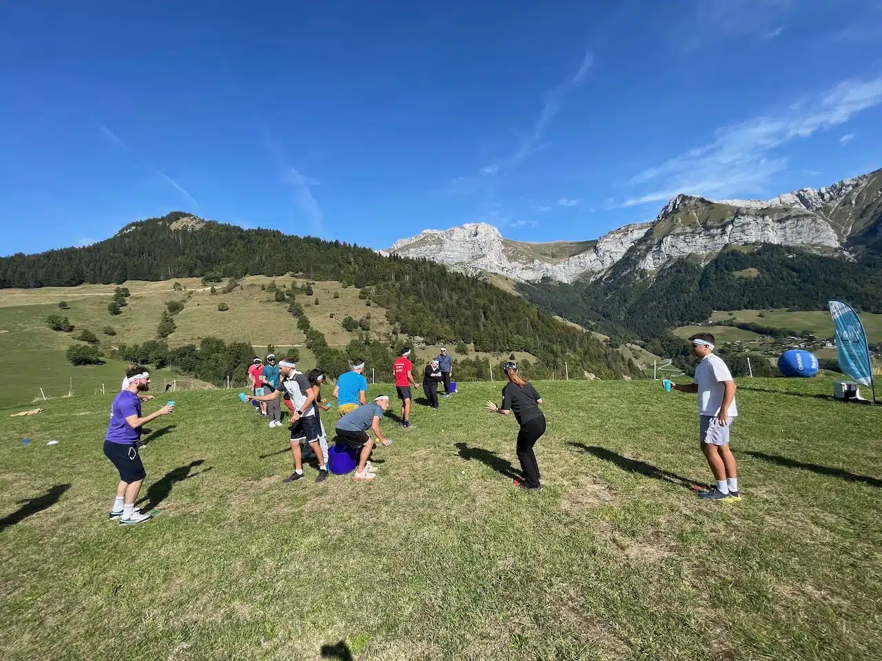 Activites cohesion d'equipe en montagne