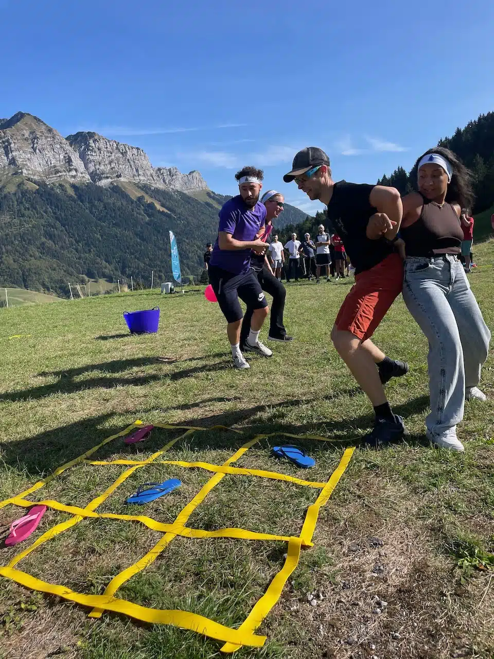 jeu insolite en montagne
