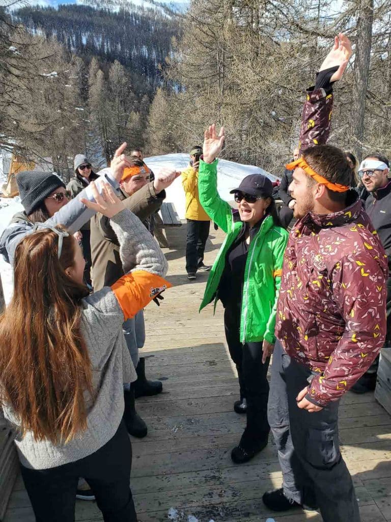 Hautes-Alpes - Activité cohésion équipe